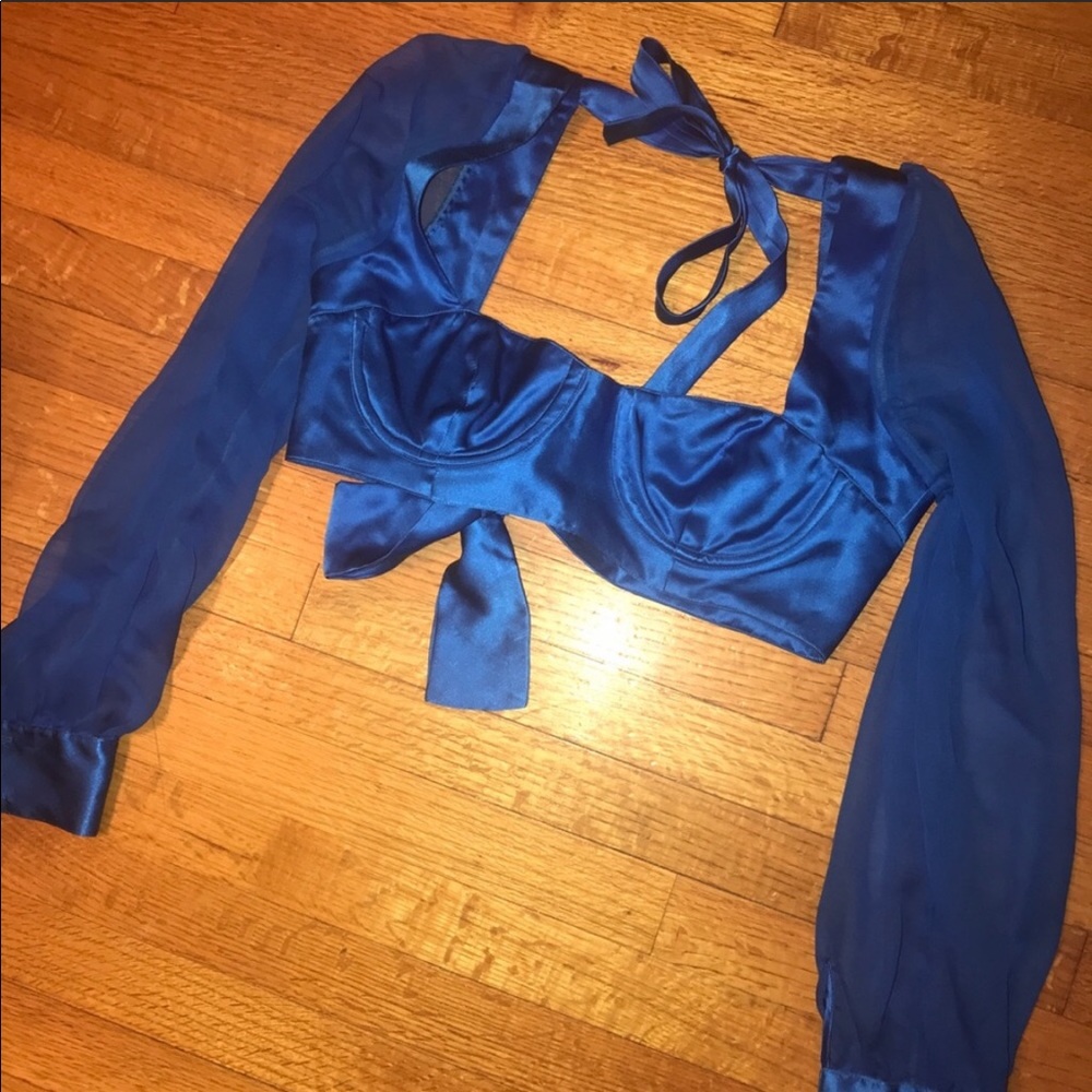 Frankie’s Bikinis Crop Top